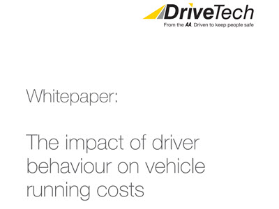 DriveTech (AA) Whitepaper: The impact of driver behaviour on vehicle running costs handbook cover